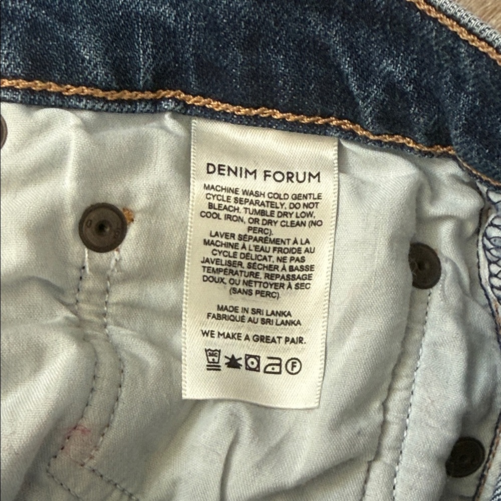 Denim Forum Arlo High Rise Straight Jean Size 28 - Picture 10 of 10
